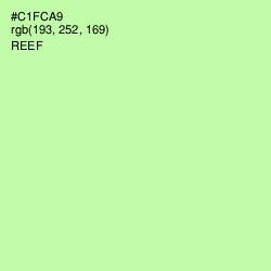 #C1FCA9 - Reef Color Image