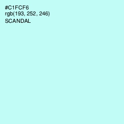 #C1FCF6 - Scandal Color Image