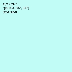 #C1FCF7 - Scandal Color Image