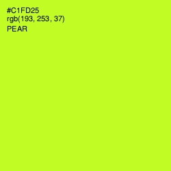 #C1FD25 - Pear Color Image