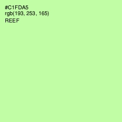 #C1FDA5 - Reef Color Image