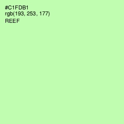 #C1FDB1 - Reef Color Image