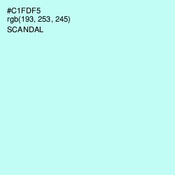 #C1FDF5 - Scandal Color Image