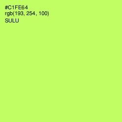 #C1FE64 - Sulu Color Image