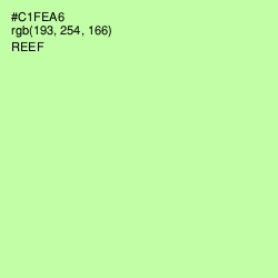 #C1FEA6 - Reef Color Image