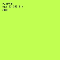 #C1FF51 - Sulu Color Image