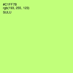 #C1FF7B - Sulu Color Image