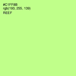 #C1FF8B - Reef Color Image