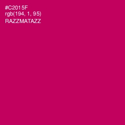 #C2015F - Razzmatazz Color Image