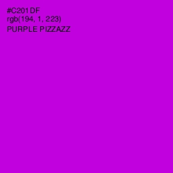 #C201DF - Purple Pizzazz Color Image