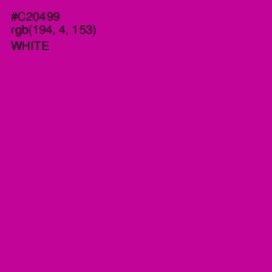 #C20499 - Red Violet Color Image