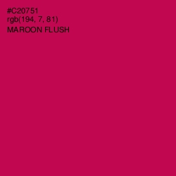 #C20751 - Maroon Flush Color Image