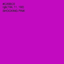 #C20BC0 - Shocking Pink Color Image