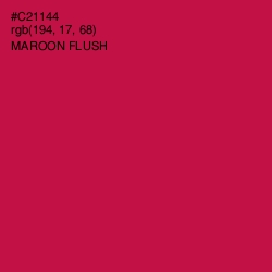 #C21144 - Maroon Flush Color Image