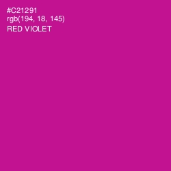 #C21291 - Red Violet Color Image