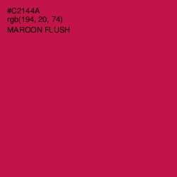 #C2144A - Maroon Flush Color Image