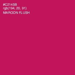 #C2145B - Maroon Flush Color Image