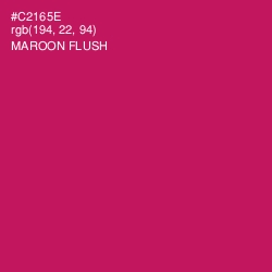 #C2165E - Maroon Flush Color Image