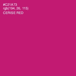 #C21A73 - Cerise Red Color Image