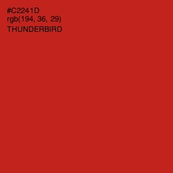 #C2241D - Thunderbird Color Image