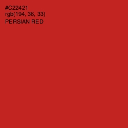 #C22421 - Persian Red Color Image