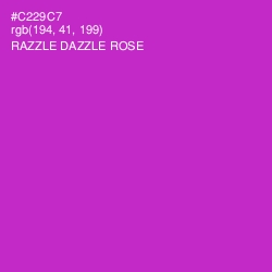 #C229C7 - Razzle Dazzle Rose Color Image