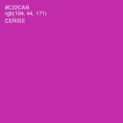 #C22CAB - Cerise Color Image