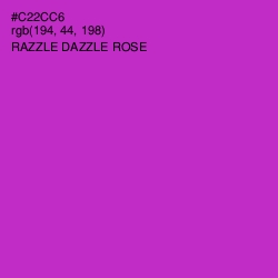 #C22CC6 - Razzle Dazzle Rose Color Image