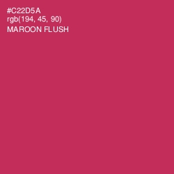 #C22D5A - Maroon Flush Color Image