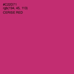 #C22D71 - Cerise Red Color Image