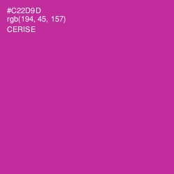 #C22D9D - Cerise Color Image