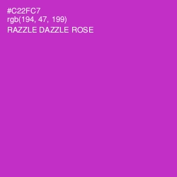 #C22FC7 - Razzle Dazzle Rose Color Image