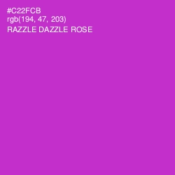 #C22FCB - Razzle Dazzle Rose Color Image