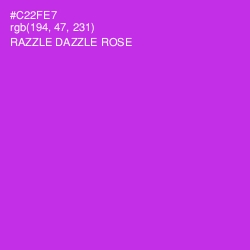 #C22FE7 - Razzle Dazzle Rose Color Image