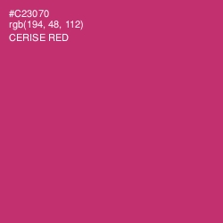 #C23070 - Cerise Red Color Image