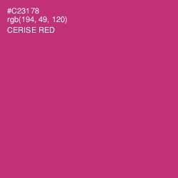 #C23178 - Cerise Red Color Image