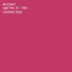 #C23967 - Cerise Red Color Image