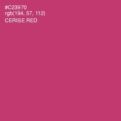 #C23970 - Cerise Red Color Image