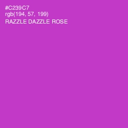 #C239C7 - Razzle Dazzle Rose Color Image