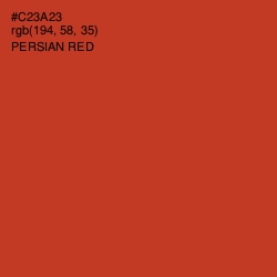 #C23A23 - Persian Red Color Image