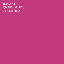 #C23A7D - Cerise Red Color Image