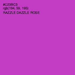 #C23BC3 - Razzle Dazzle Rose Color Image