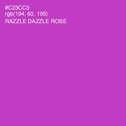 #C23CC3 - Razzle Dazzle Rose Color Image