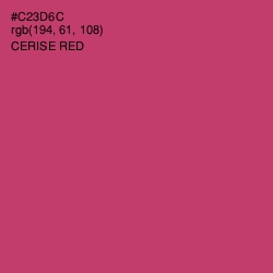 #C23D6C - Cerise Red Color Image