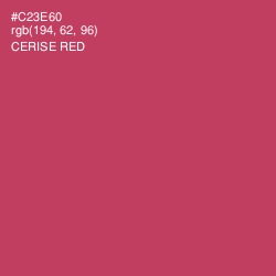 #C23E60 - Cerise Red Color Image