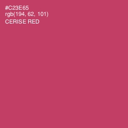 #C23E65 - Cerise Red Color Image