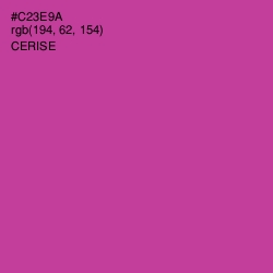 #C23E9A - Cerise Color Image