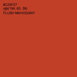 #C23F27 - Flush Mahogany Color Image