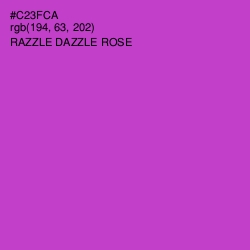 #C23FCA - Razzle Dazzle Rose Color Image