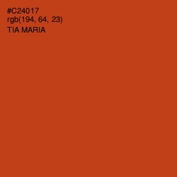 #C24017 - Tia Maria Color Image